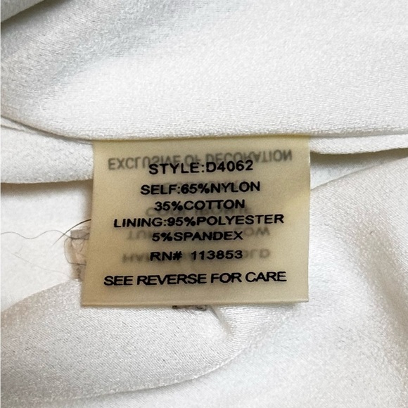 Sugar + Lipz Ivory Lace Boho Bridal Resort Cottagecore Milkmaid Dress Small - Picture 8 of 9